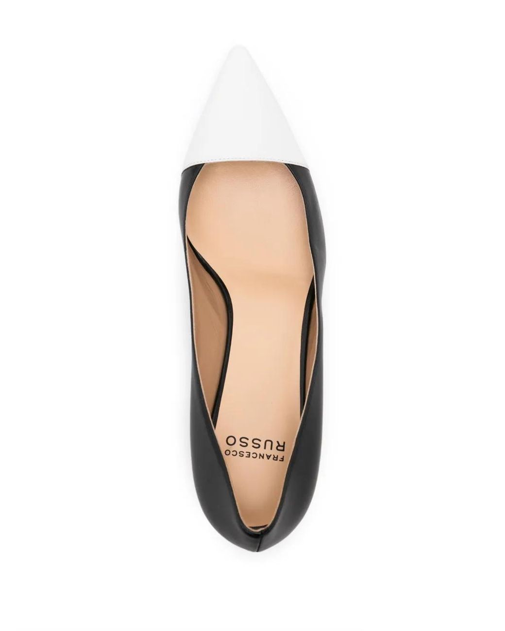 Francesco Russo Black 55Mm Leather Pumps