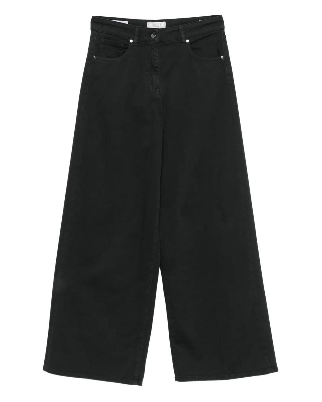Peserico Black Five-Pocket Jeans