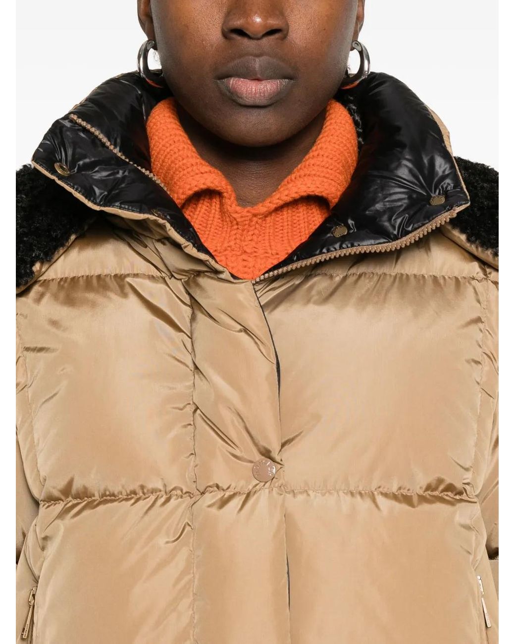Moncler Natural Castelnou Short Down Jacket
