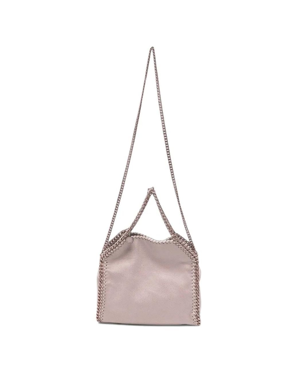 Stella McCartney Pink Mini Sac Cabas Falabella À Détail De Chaîne