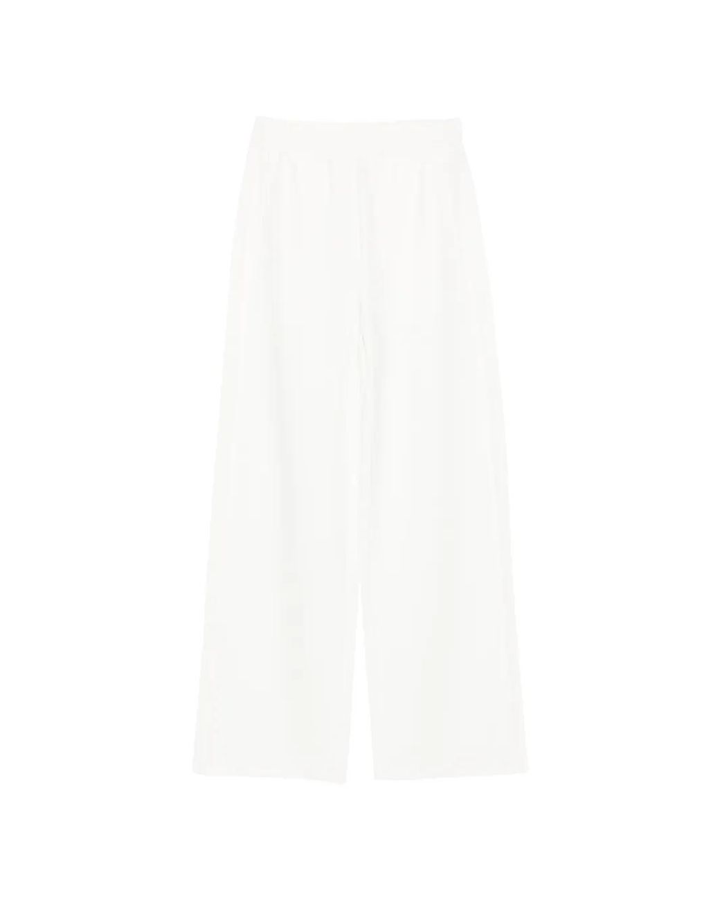 Emporio Armani White Cotton Trousers