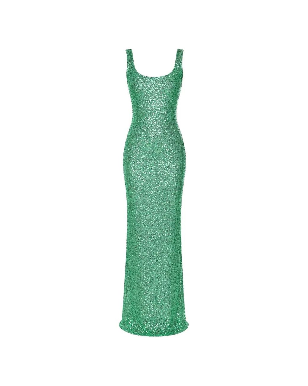 ROSERRY Green Kendall Sequin-Embellished Maxi Dress