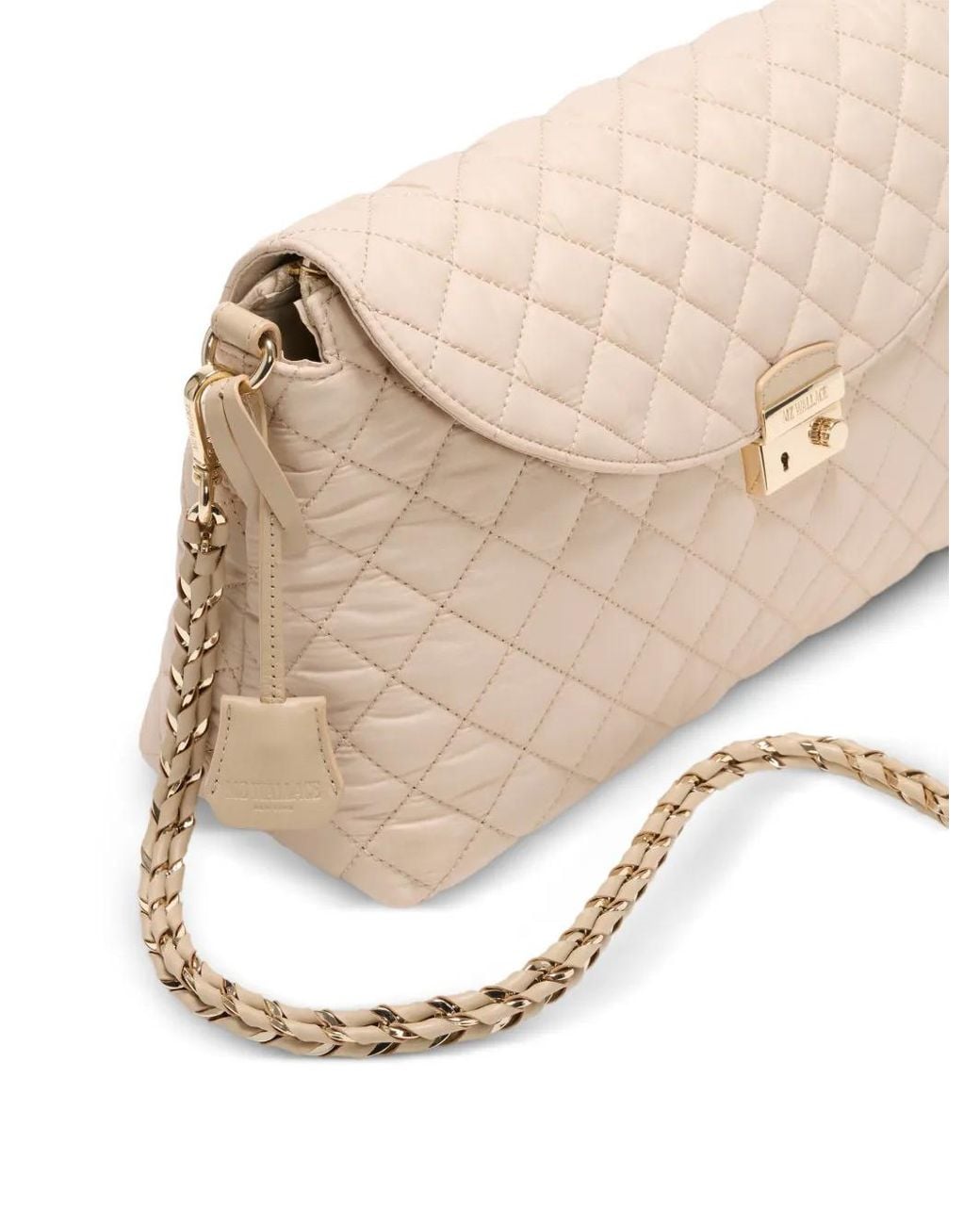 MZ Wallace Natural Crosby Shoulder Bag