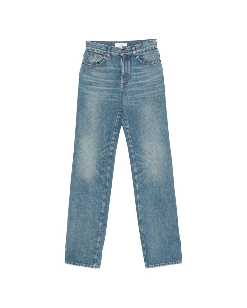 Chloé Blue Straight Jeans