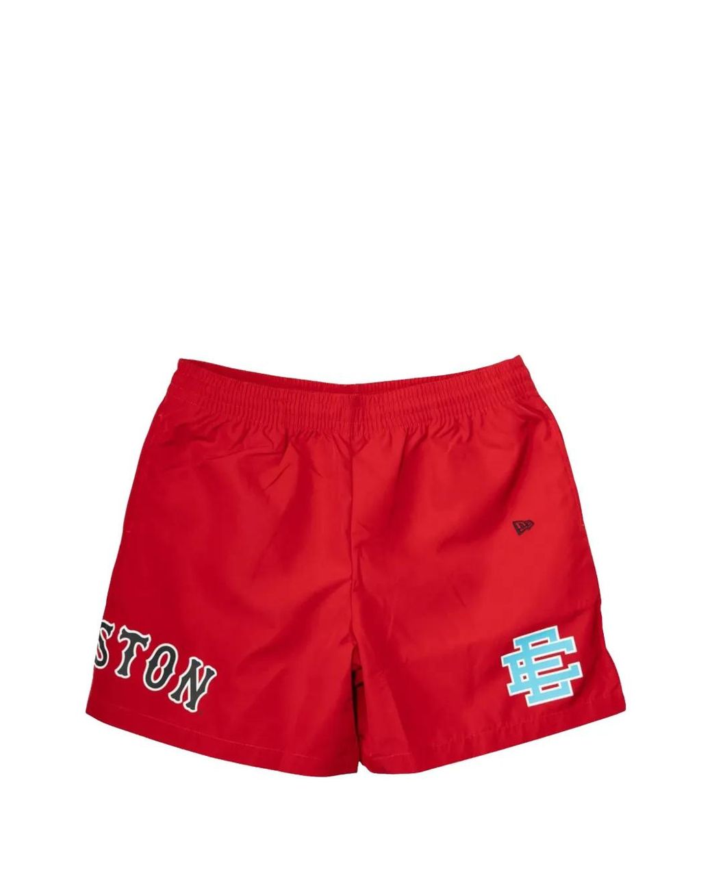 Eric Emanuel Red Logo-Print Shorts for men