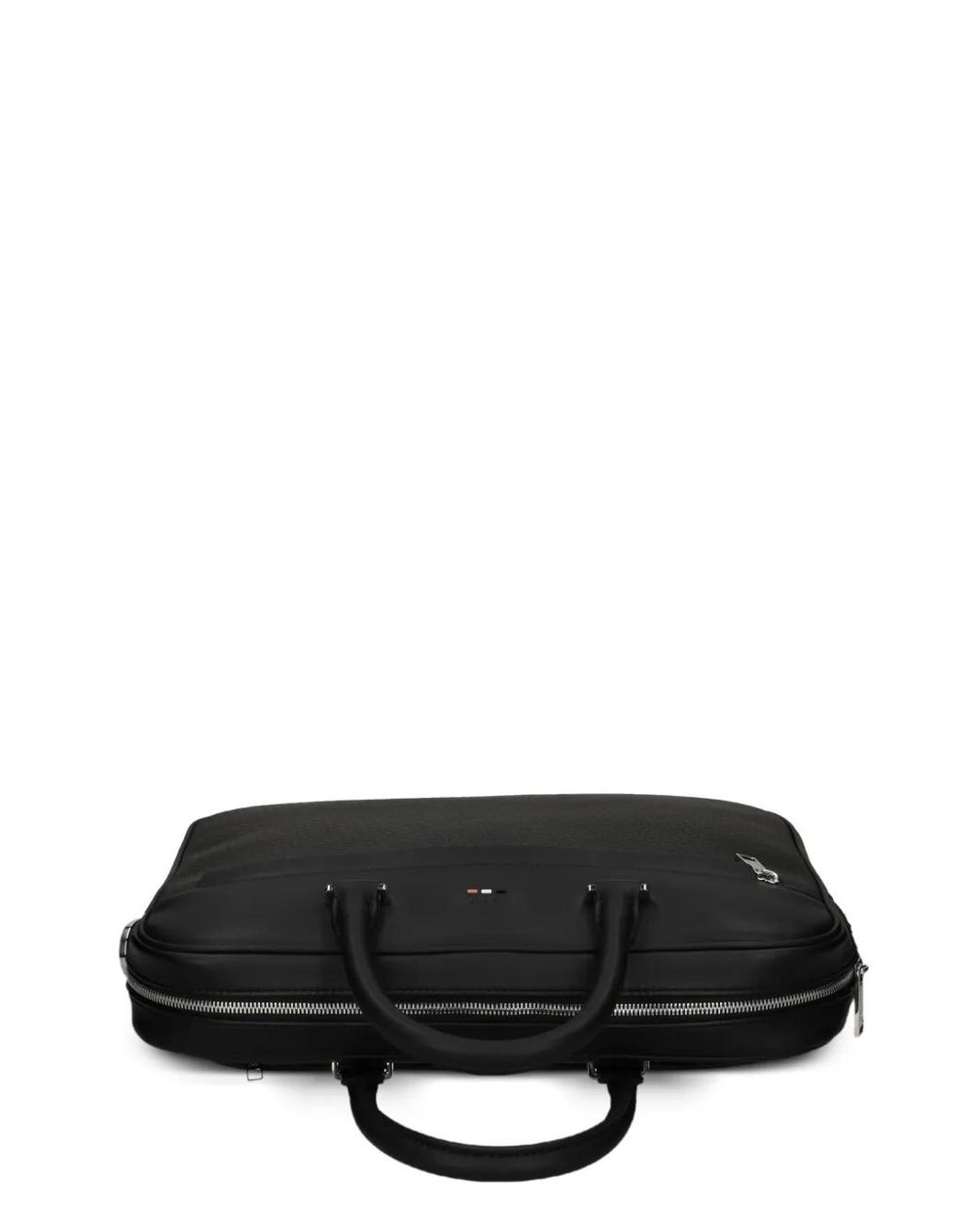 Portadocumenti Con Monogramma di Boss in Black da Uomo