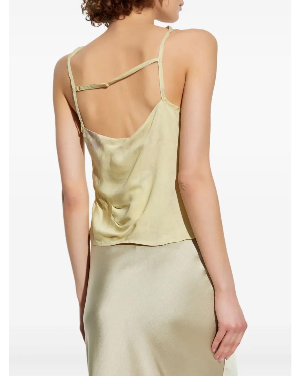 Samsøe & Samsøe Natural Draped Sleeveless Blouse