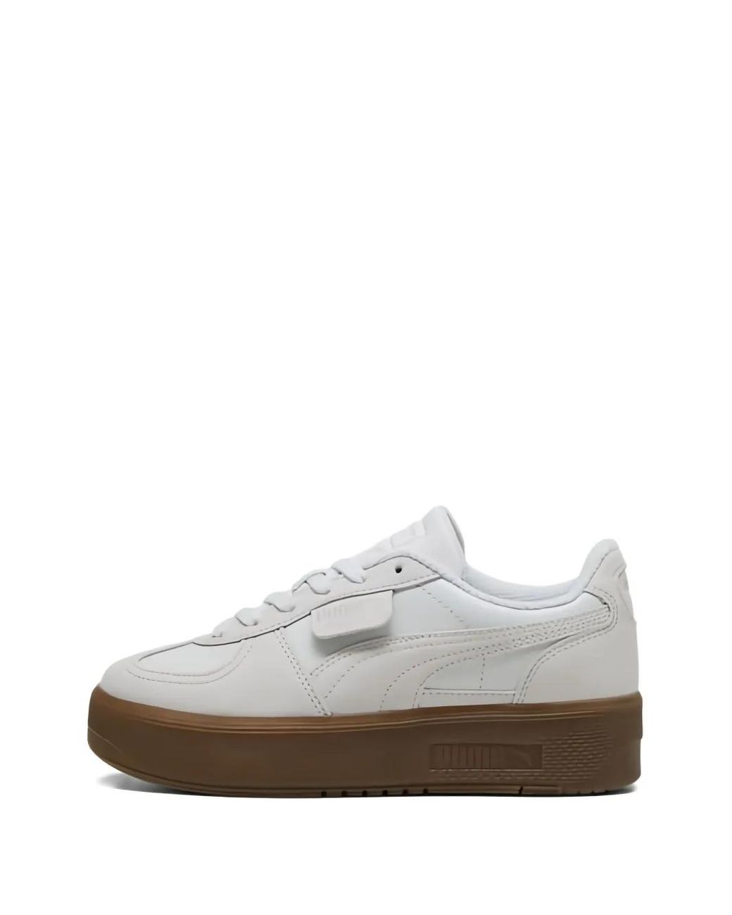 PUMA White Palermo Elevata Premium Sneakers