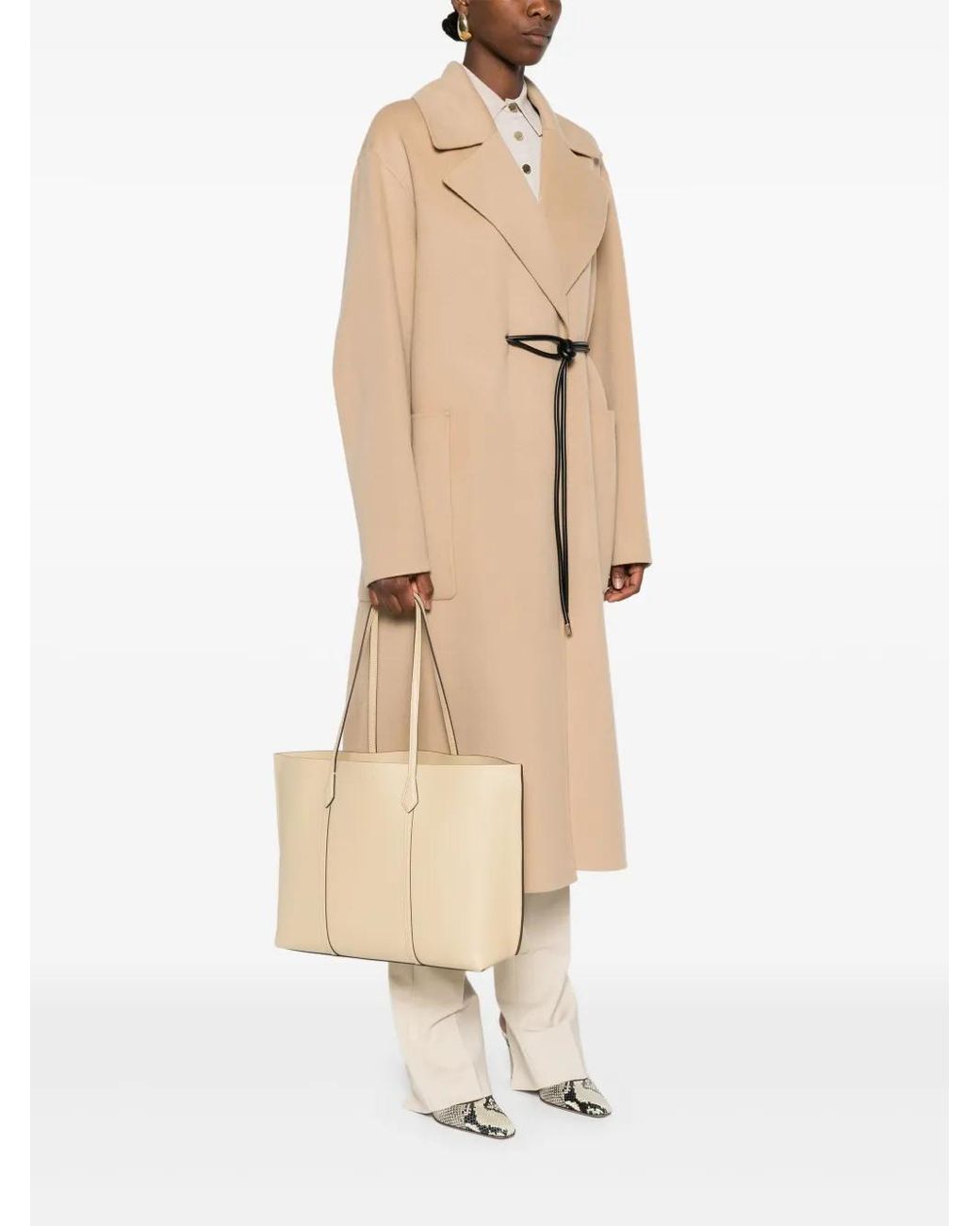 Tory Burch Natural Perry Tote