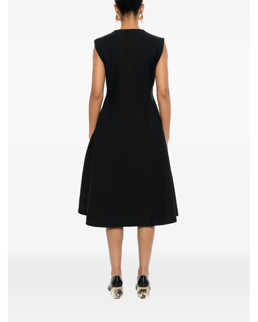 CFCL Sleeveless A-Line Dress in Black | Lyst
