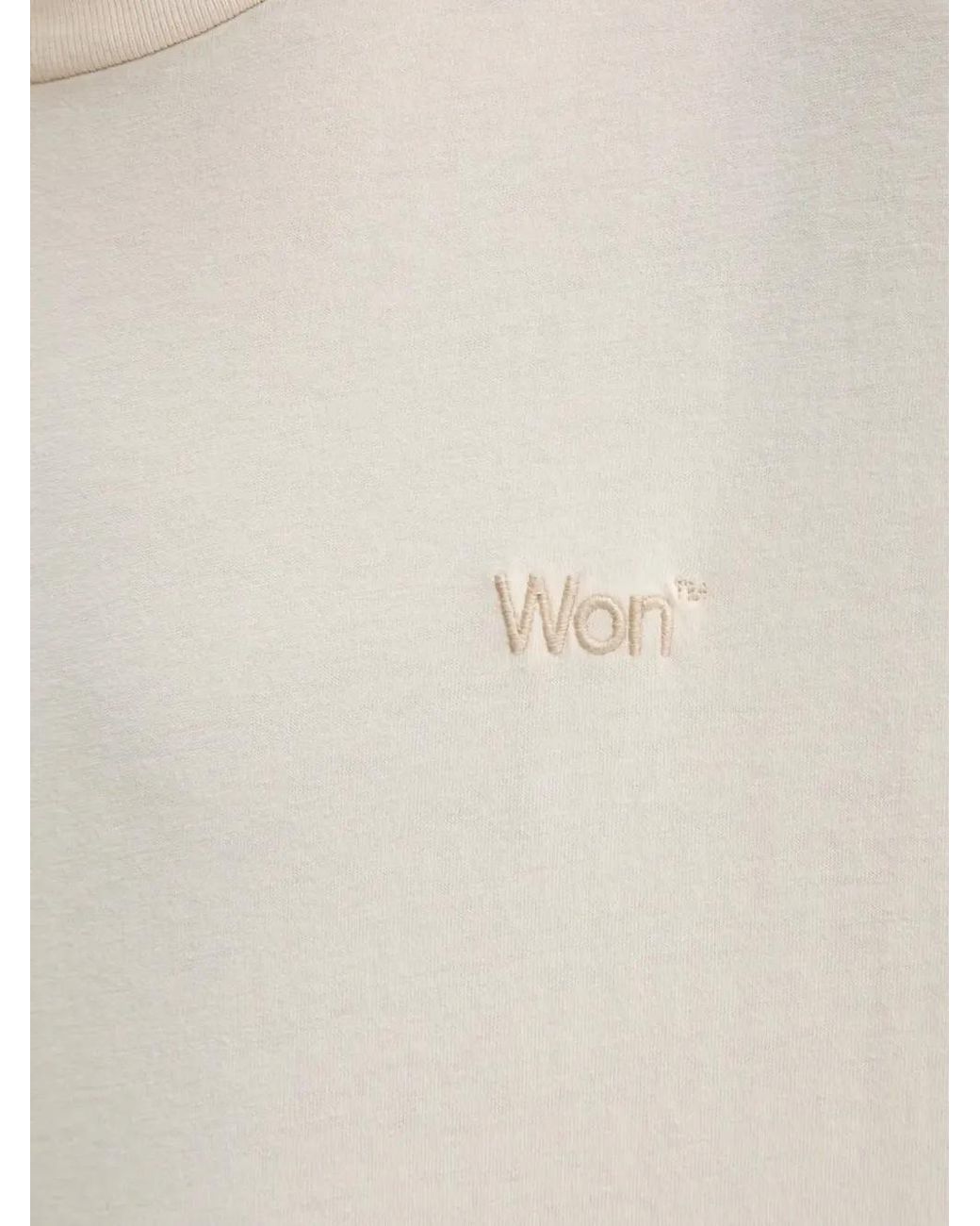Won Hundred White Long-Sleeve T-Shirt for men