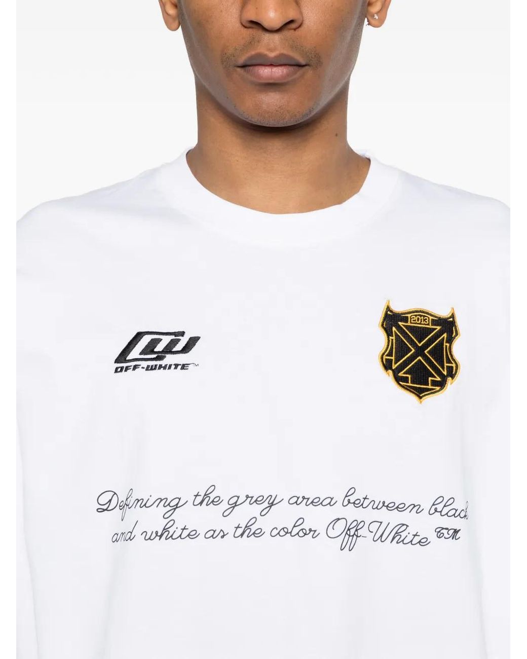 Off-White c/o Virgil Abloh White Logo Graphic T-Shirt for men