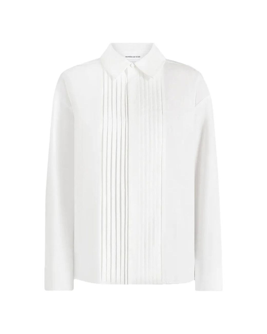 Manière De Voir White Chemise Plissée Hope