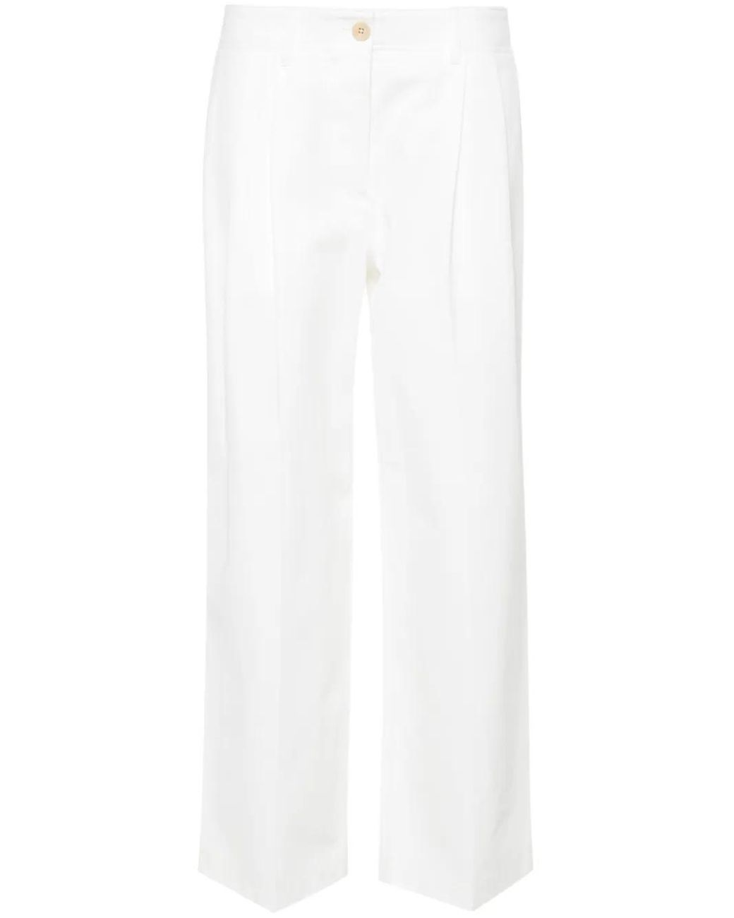 Totême White Pants & Shorts