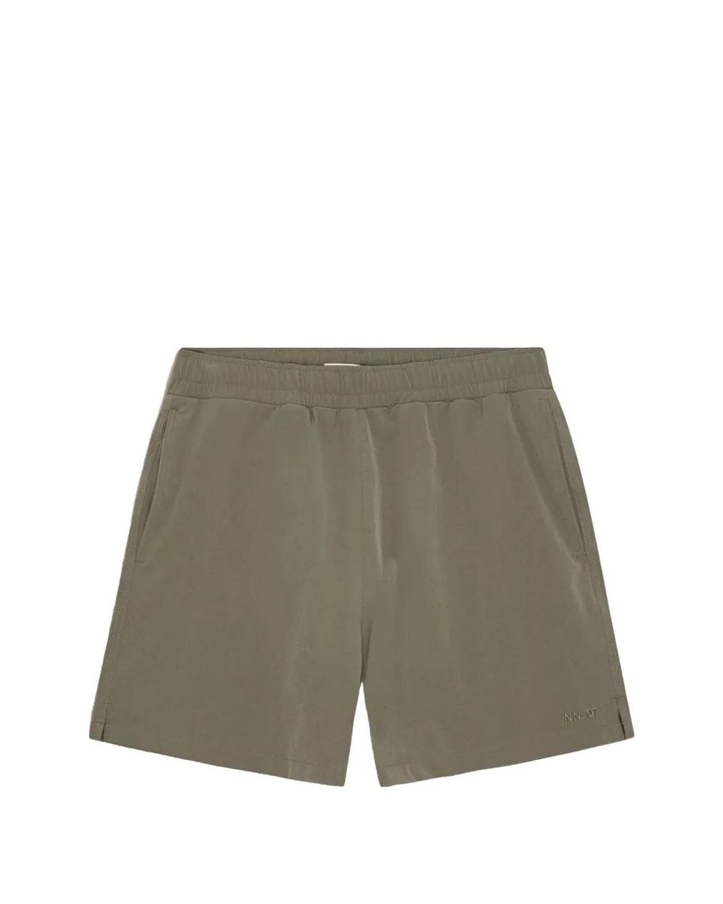 NN07 Green Holiday Logo-Detail Swim Shorts for men