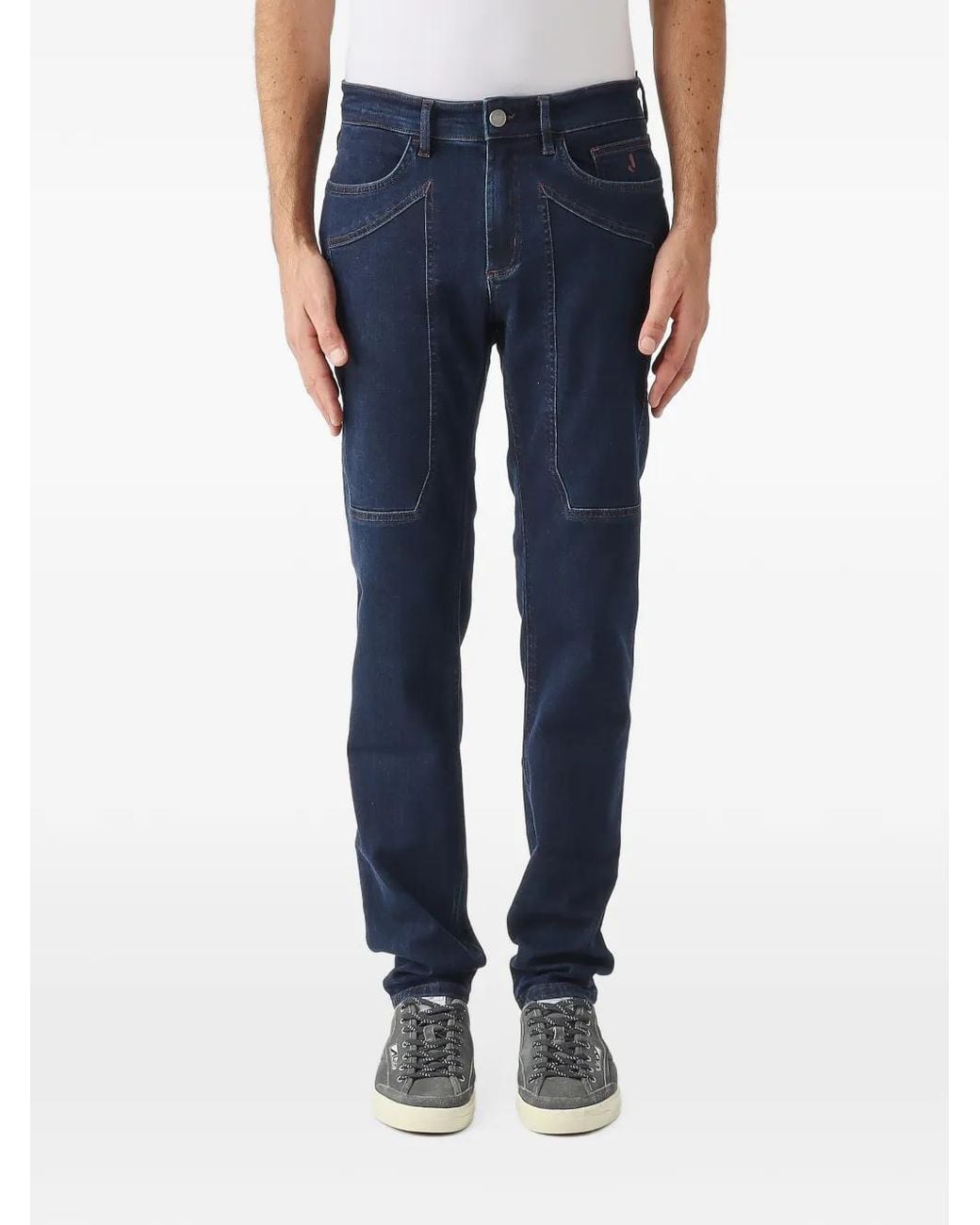 Jeckerson Blue John Slim-Fit Jeans for men