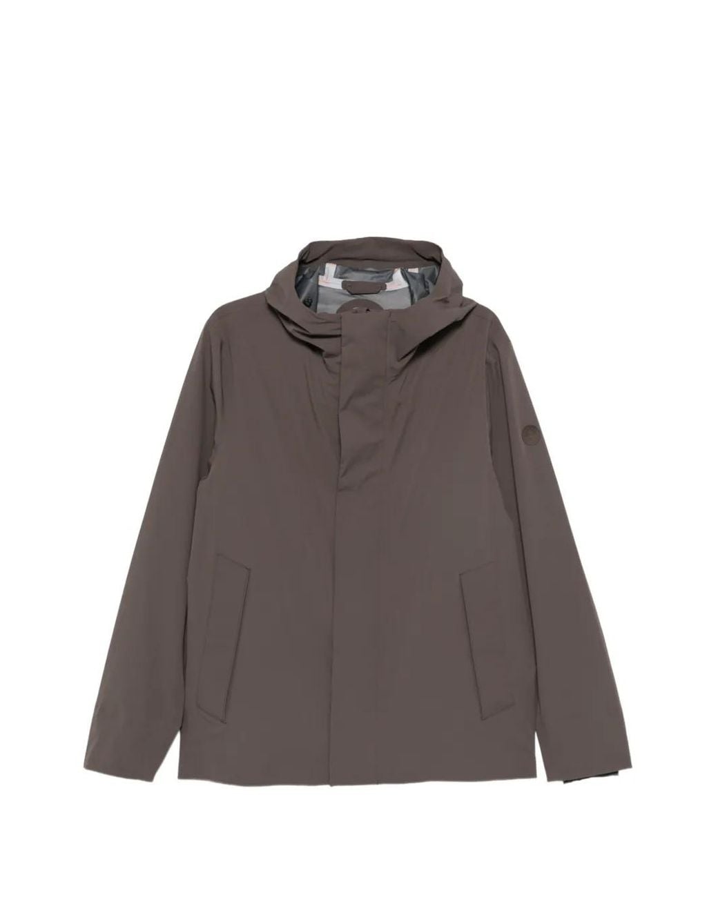 Save The Duck Brown Viktor Hooded Coat for men