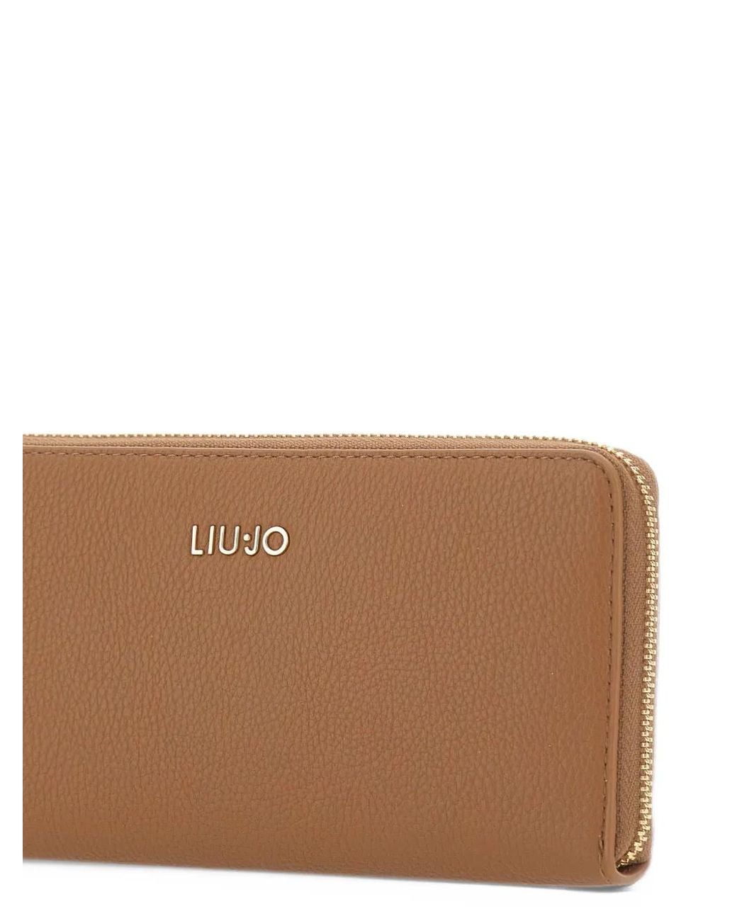 Liu Jo Brown Large Zip Wallet