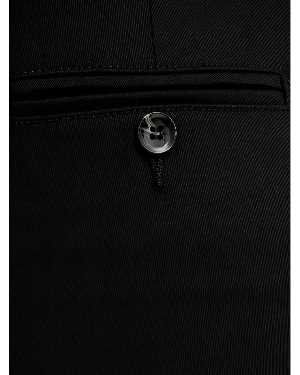 Sisley Black Belt-Loop Trousers