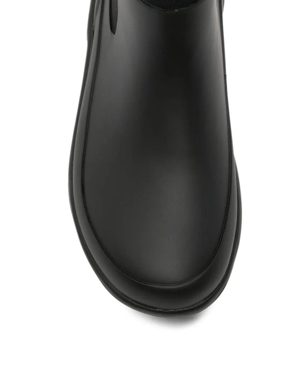 Rains Black Elasticated-Side Ankle Boots