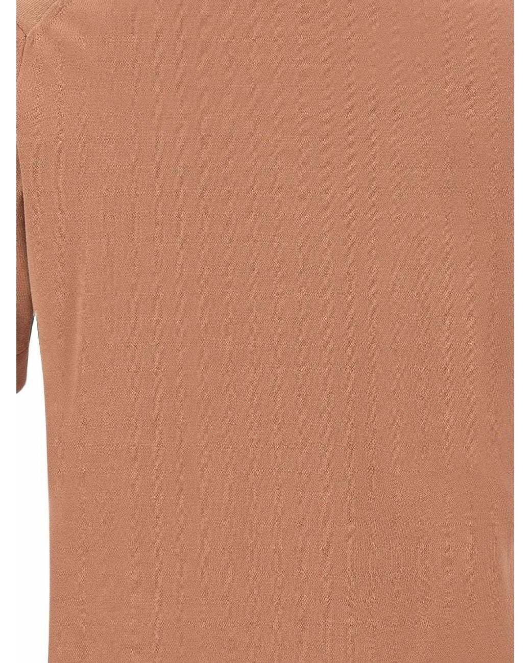 FILIPPO DE LAURENTIIS White Crew-Neck Side-Slit T-Shirt for men