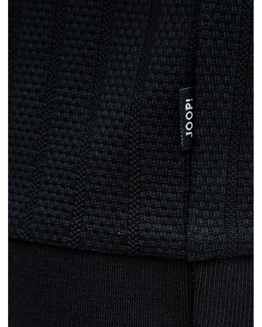 Joop! Black Baronito Vertical-Stripe Polo-Collar T-Shirt for men