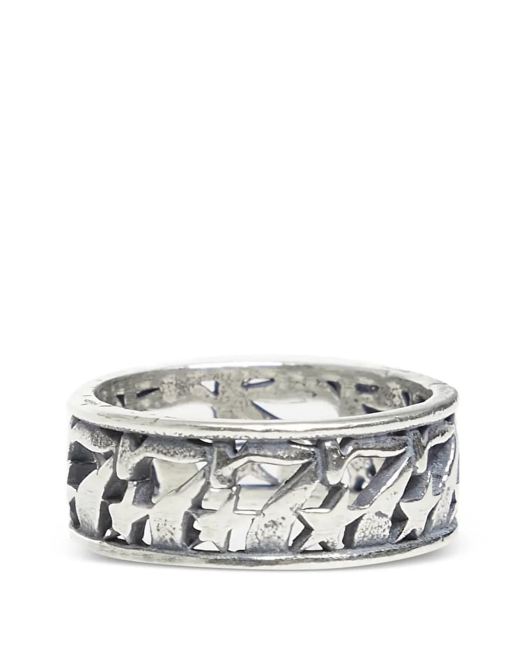 Twojeys Gray 777 Stars Bubble Ring