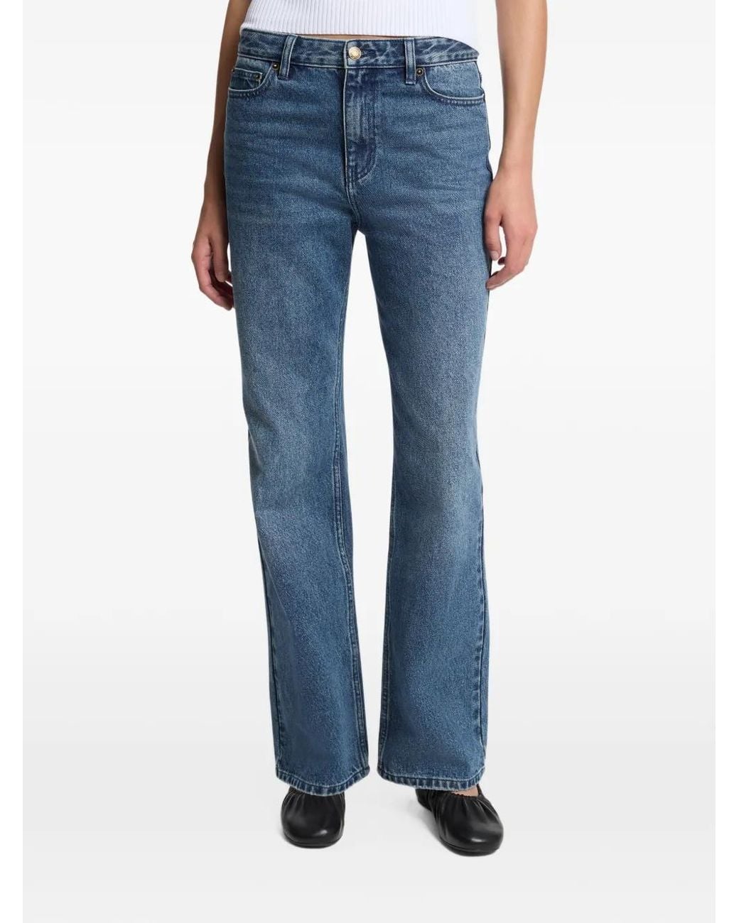 Michael Kors Blue Jean Alice À Taille Mi-Haute