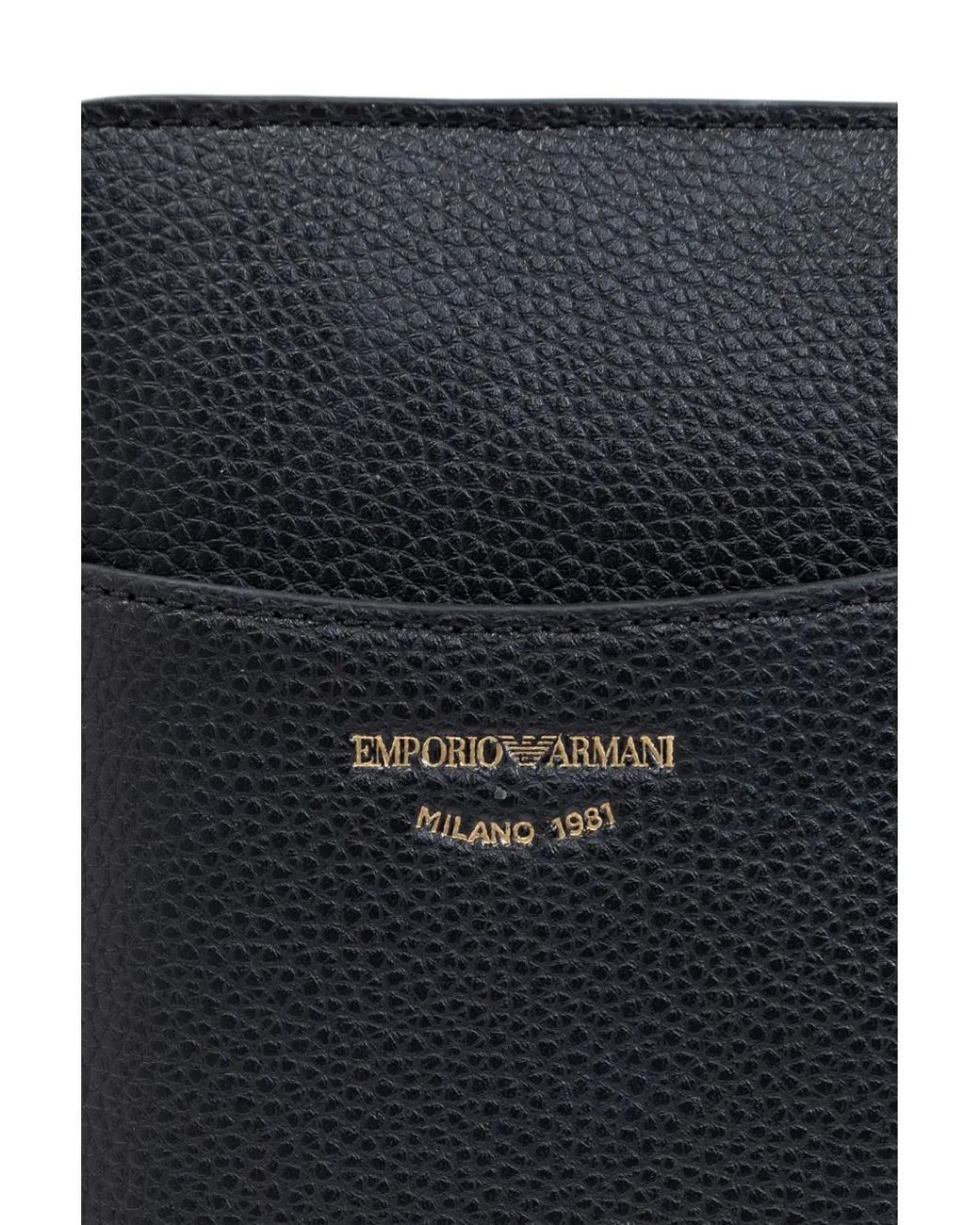 Emporio Armani Black Myea Zipped Purse