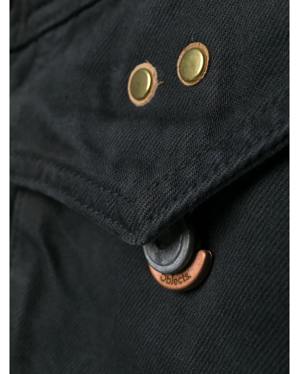 Objects IV Life Button-Up Jack in het Black voor heren