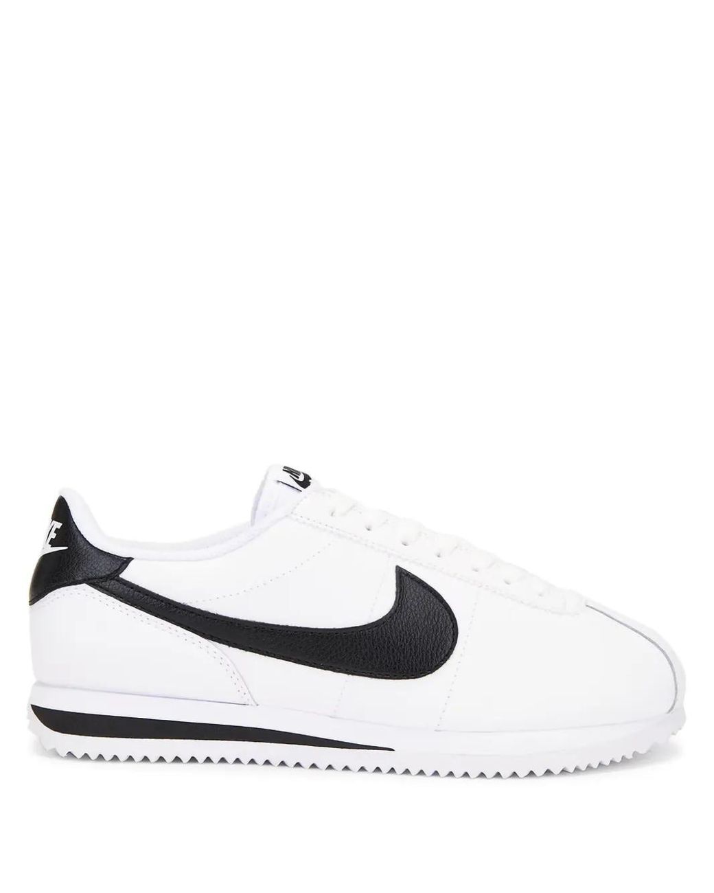 Nike White Cortez Leather Sneakers