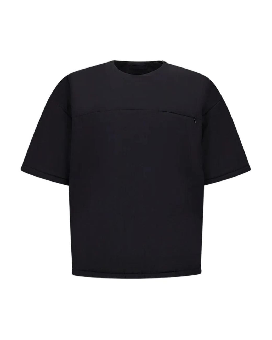Herno Black Pocket-Detail Short-Sleeved T-Shirt for men