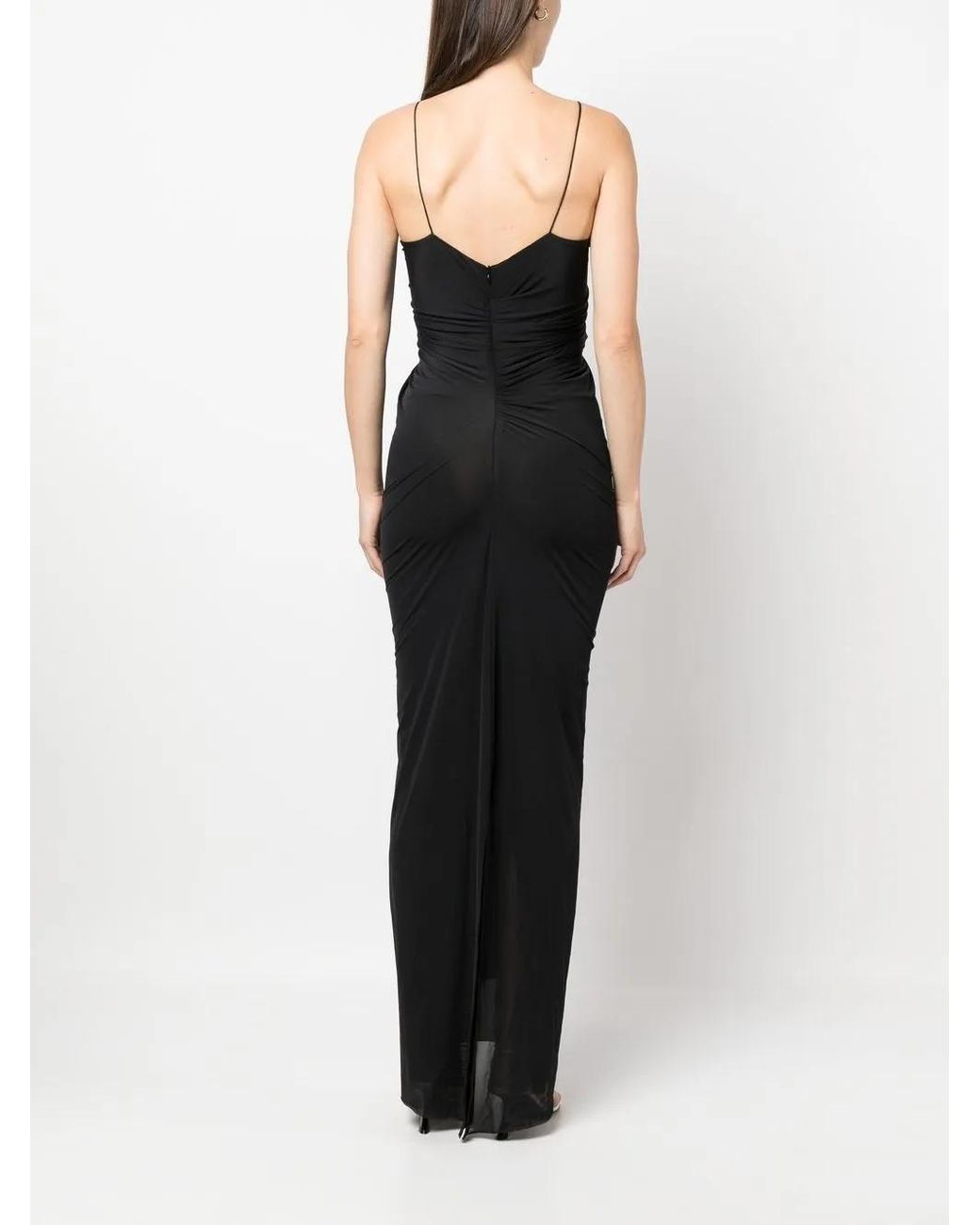Christopher Esber Black Long Dress Venus