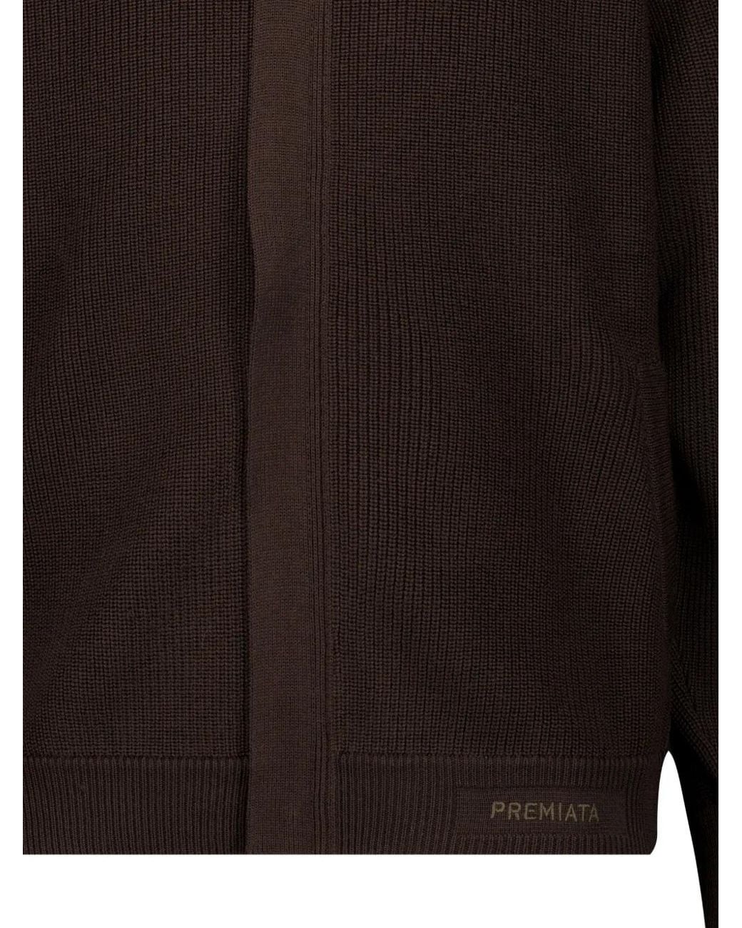 Premiata Black Veste Nervurée À Manches Raglan for men