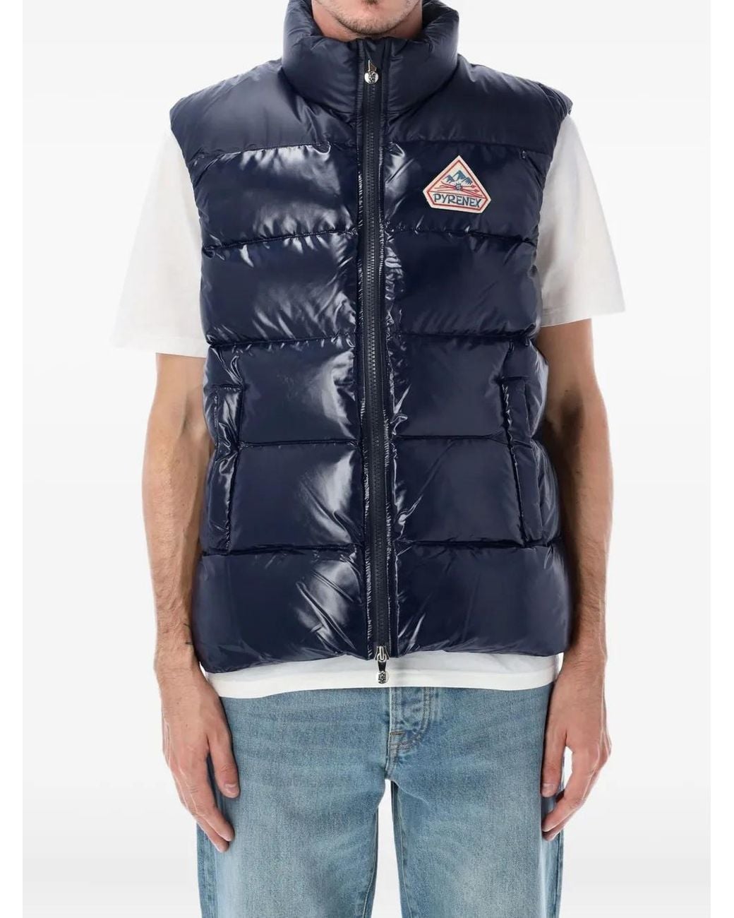 Pyrenex Blue Padded Sleeveless Gilet