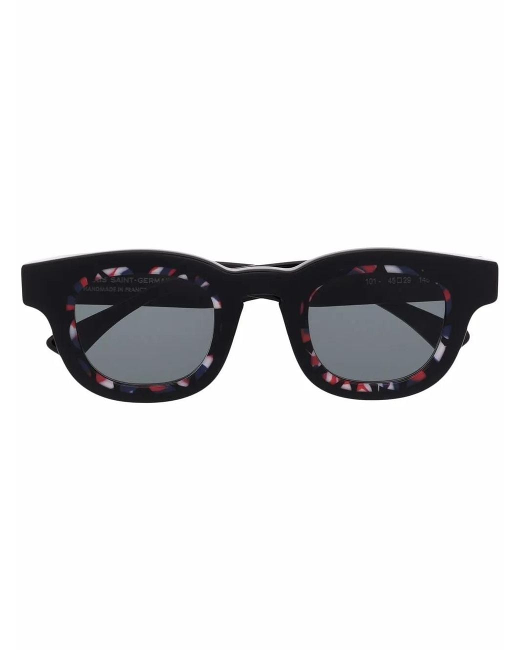 Thierry Lasry Black Marbled-Effect Sunglasses