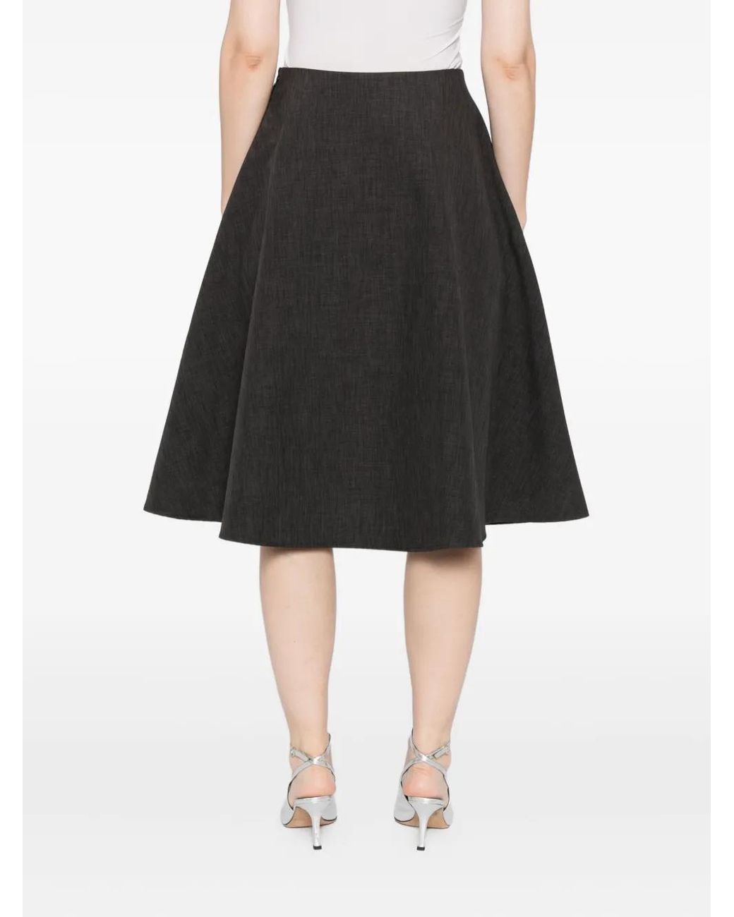 MSGM Black Gonna Skirt