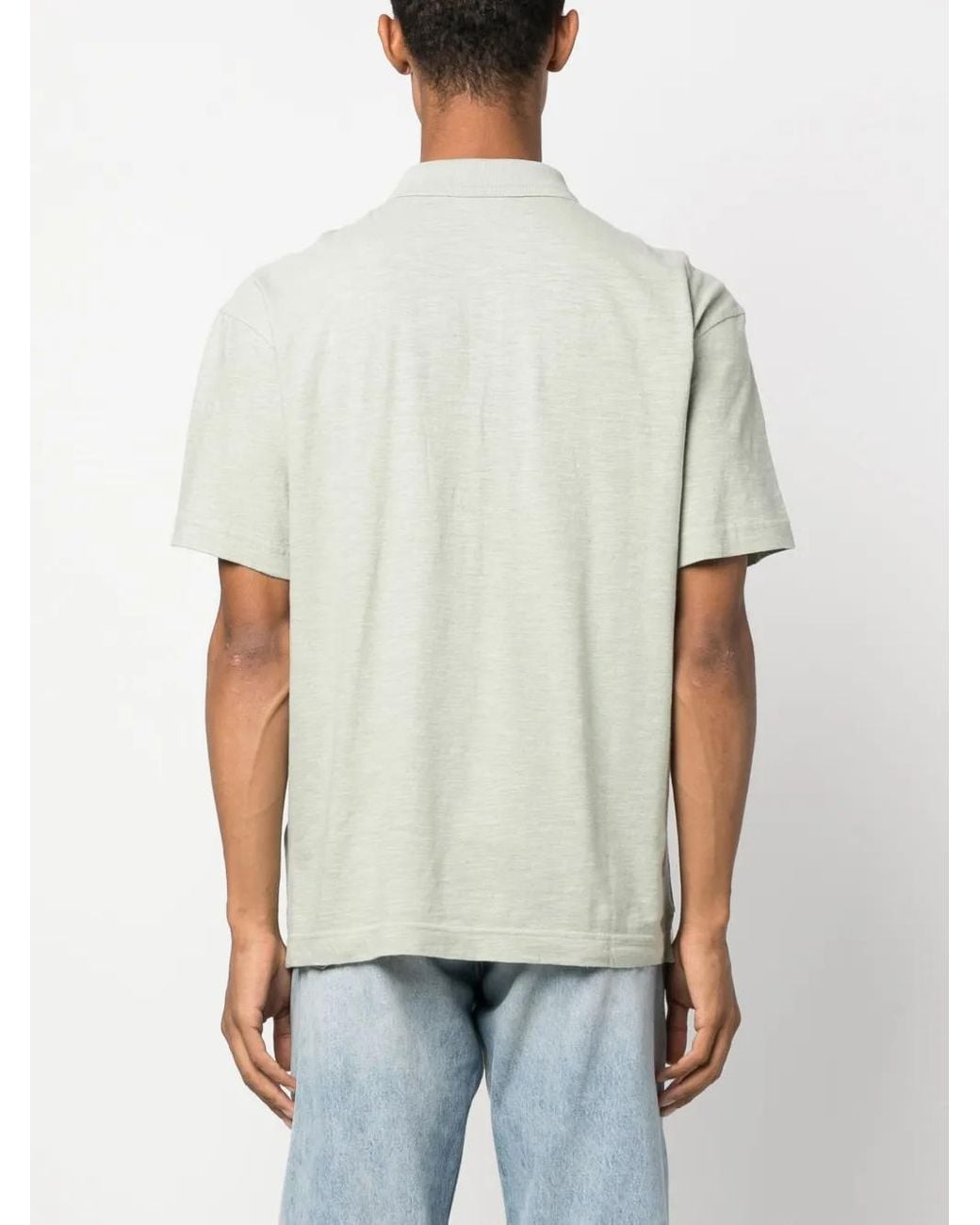 Calvin Klein White Polo À Manches Courtes for men