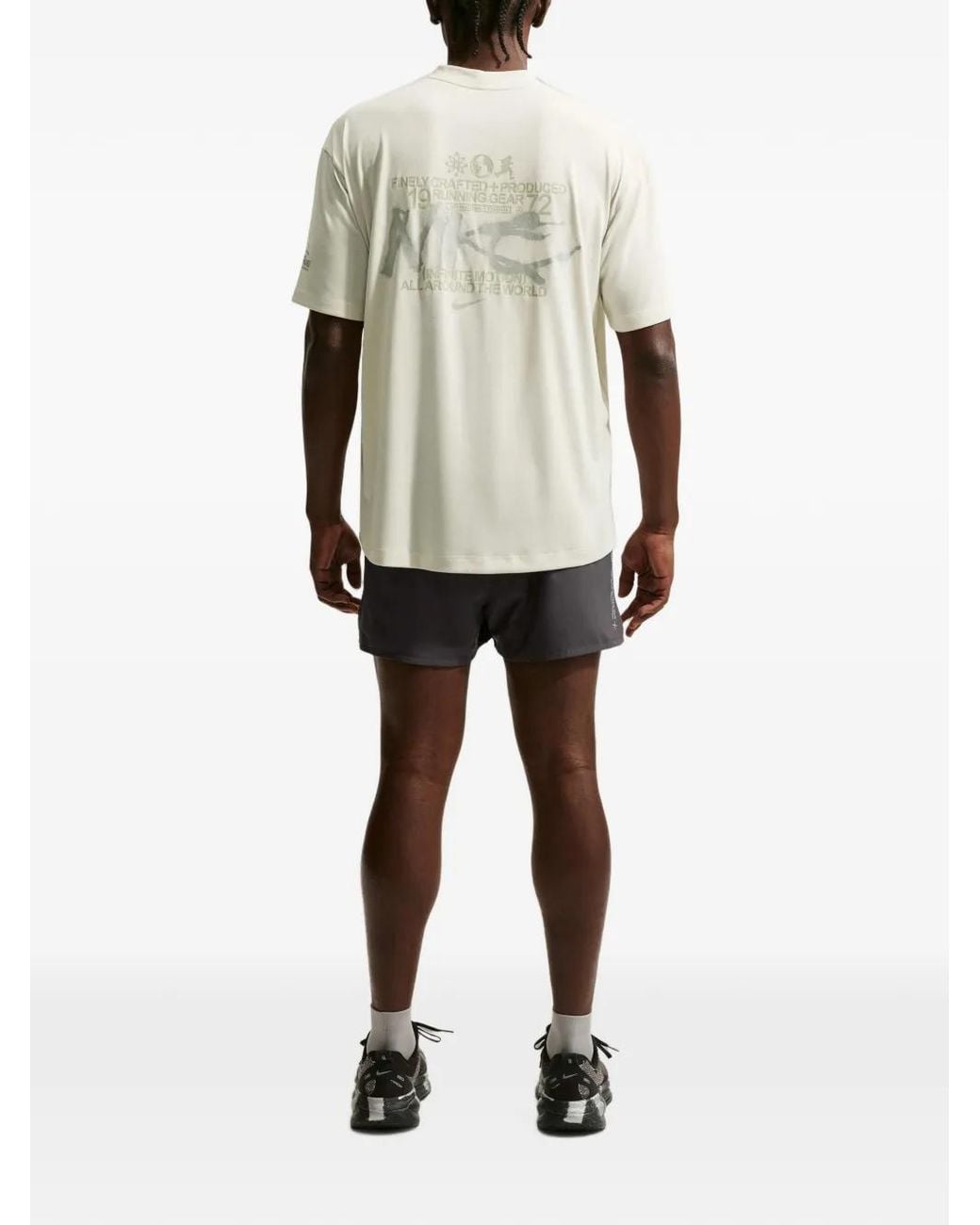 Nike Blue Dri-Fit 3" Brief-Lined Running Shorts for men