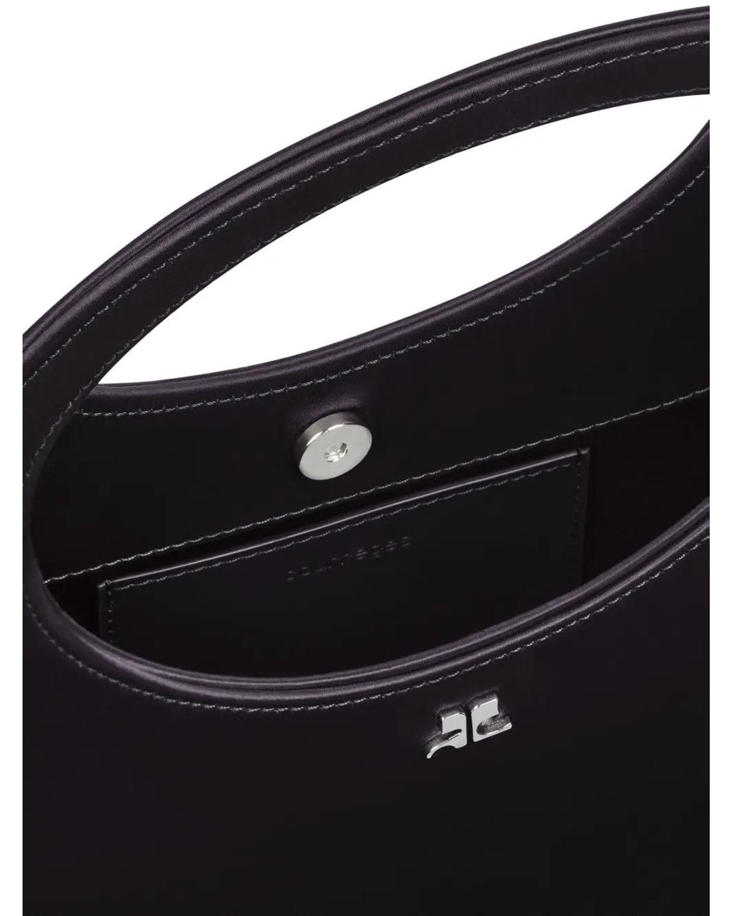 Courreges Black Holy Shoulder Bag