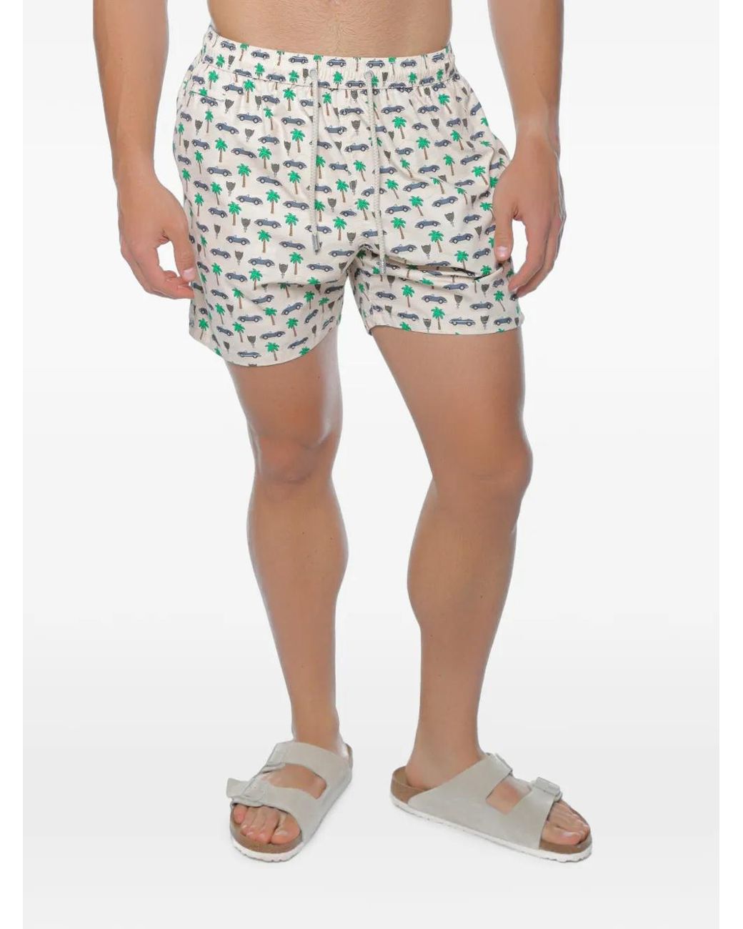 Mc2 Saint Barth Blue Lightweight Fabric Swim Shorts Lighting for men