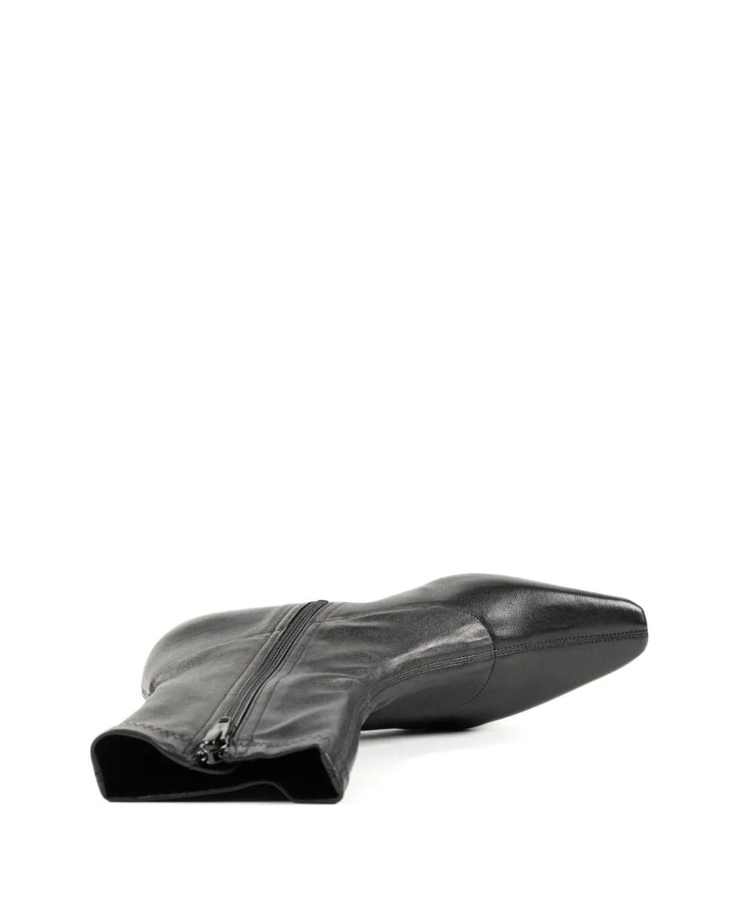 Staud Black Wally Pointed-Toe Ankle Boots