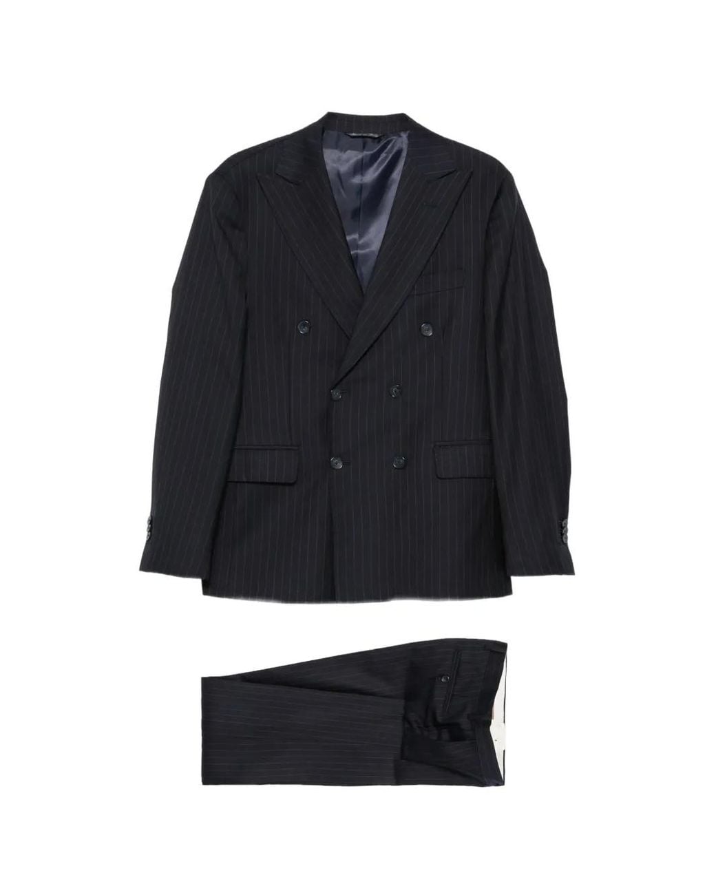 Traje A Rayas Diplomáticas época de hombre de color Blue