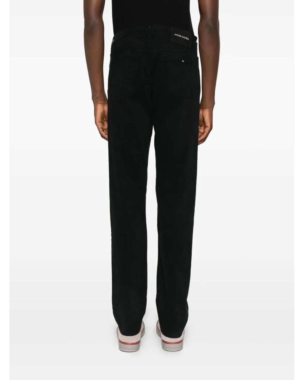Jacob Cohen Black Five-Pocket Jeans for men