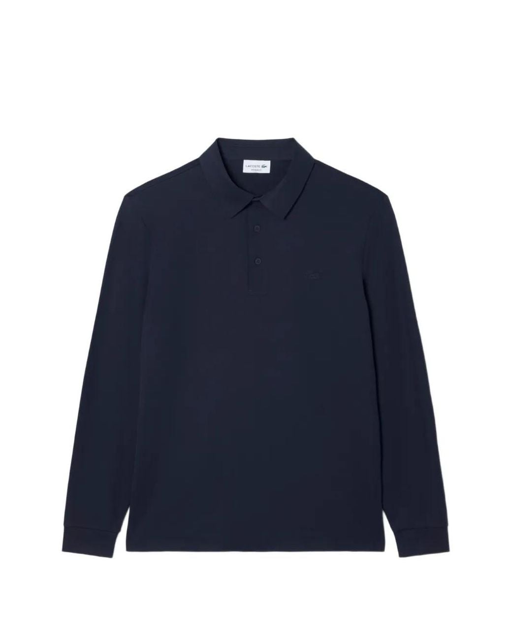 Lacoste Blue Polo À Patch Logo for men
