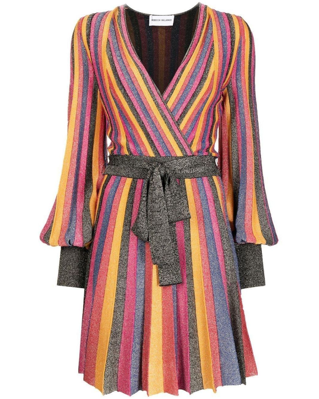 Rebecca Vallance Striped Long Puff 