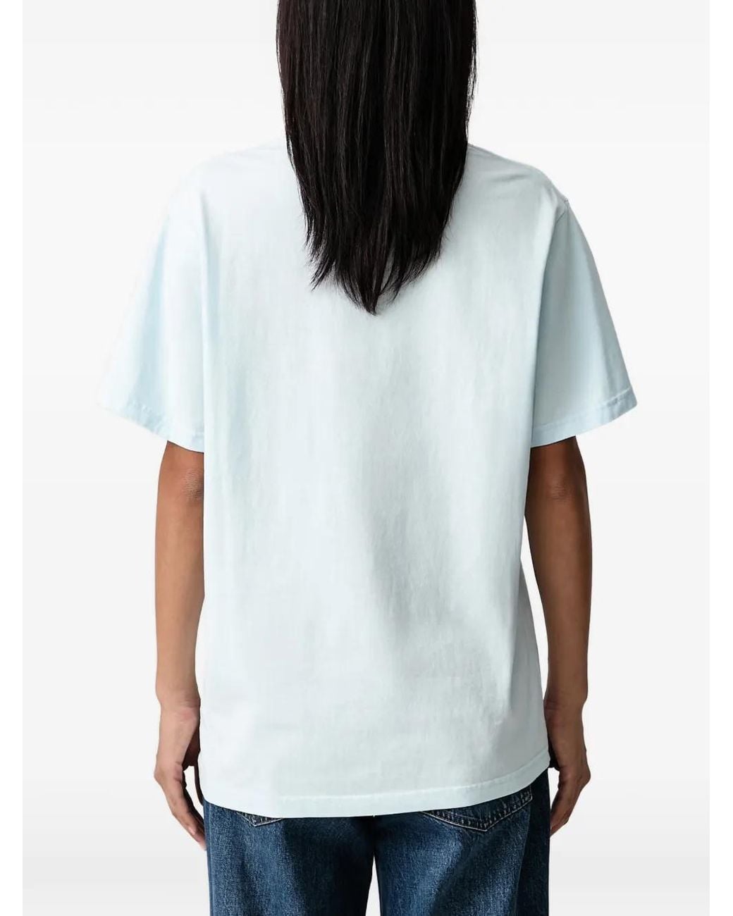 Sporty & Rich White Slogan-Print T-Shirt