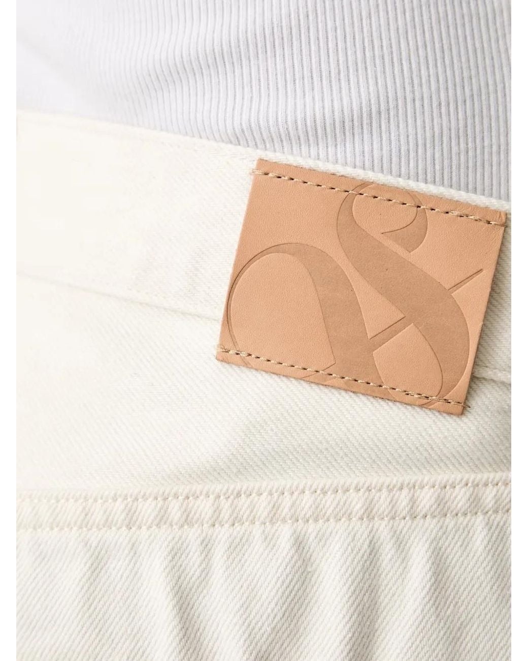 Scotch & Soda Natural Logo-Patch Jeans
