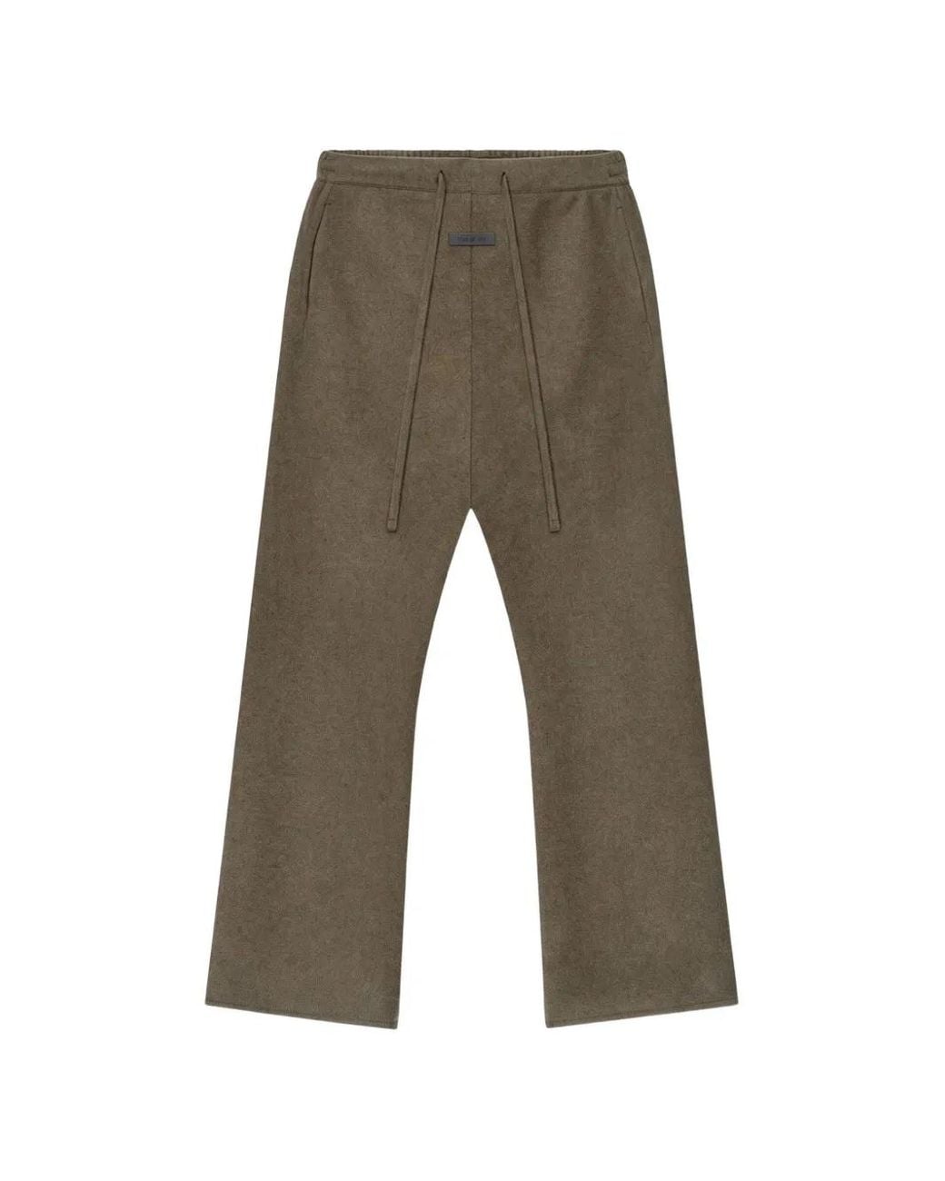 Fear Of God Gray Double-Face Flared Trousers for men