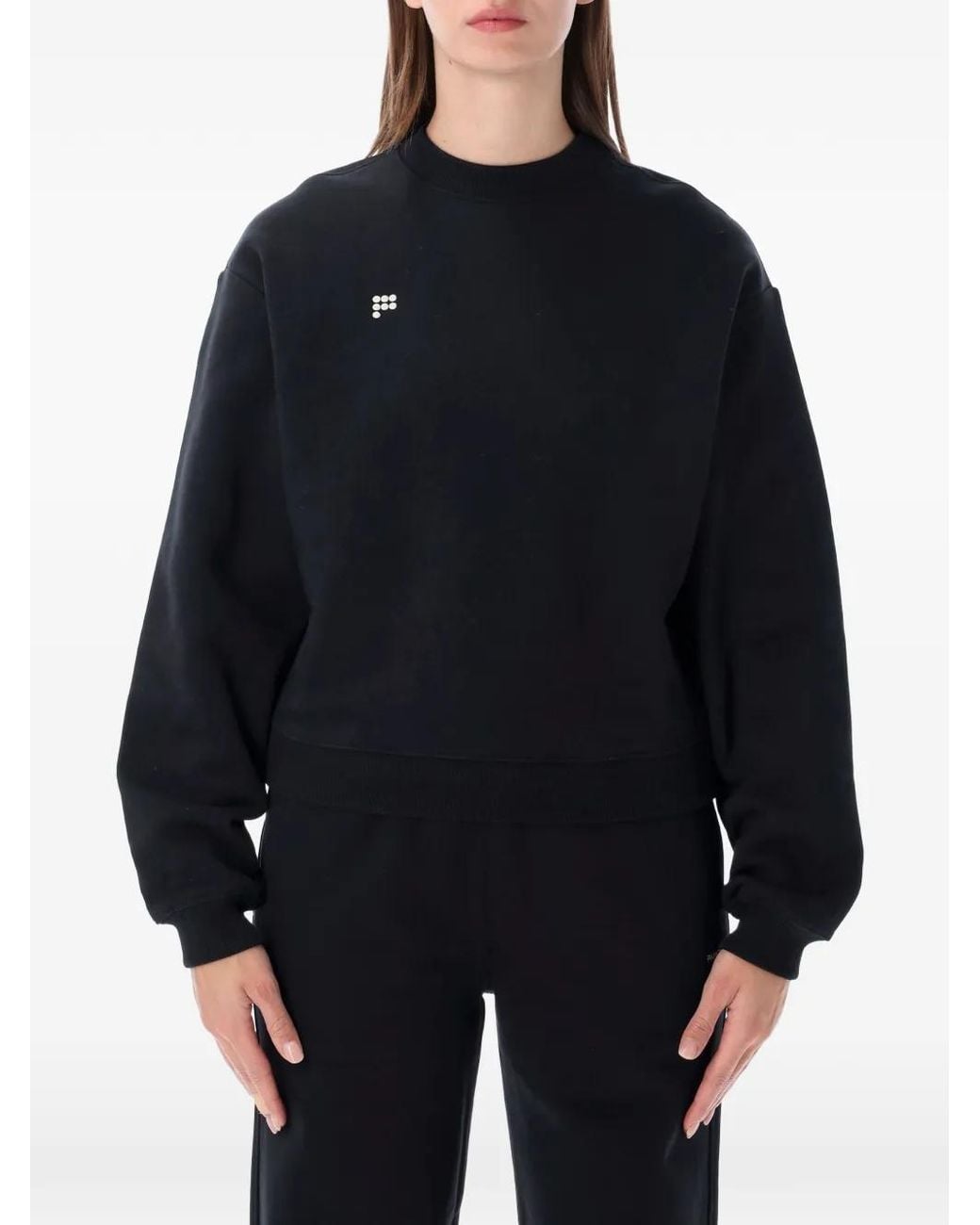 PANGAIA Blue Logo-Print Sweatshirt